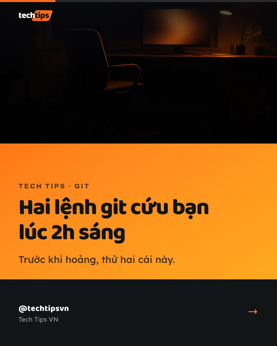 Slide bìa: Xoá nhầm nhánh lúc 2h sáng? Hai lệnh git lấy lại code